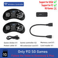 DATA FROG USB Wireless Handheld TV Video Game Console Build In 1900 Games 4k HDMI-Compatible Retro Game Console for SEGA/FC/GBA