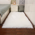 150x60cm Faux Soft Artificial Wool Fur Area Rugs Wool Shaggy Carpet Floor Mat Plush Sofa Cover Seat Pad for Living Room Bedroom