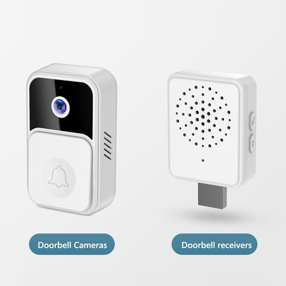 1080P UHD Intelligent Wireless Doorbell Tuya APP 2.4G WiFi Door Bell Camera Night Vision Security Video Intercom Voice Change