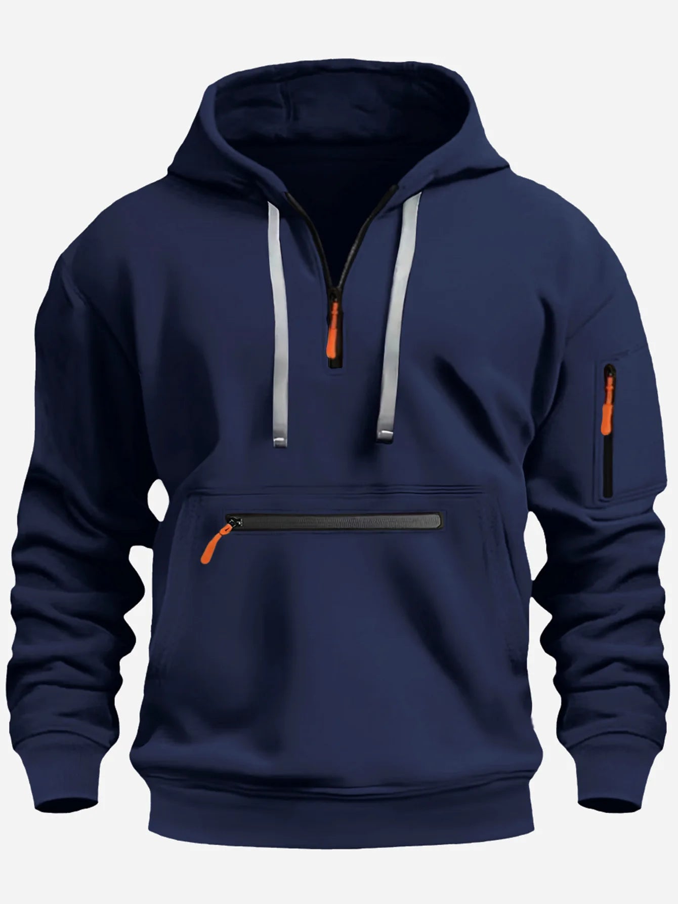 Men's 2025 hooded sweatshirt plus size loose pullover, fashionable sweatshirt, casual hooded jacket s-XXXL