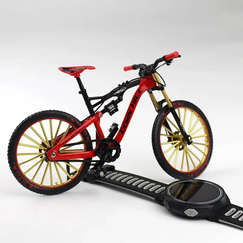 Creative Alloy Bicycle Model Ornament Mini Metal Bike Toy Collectible