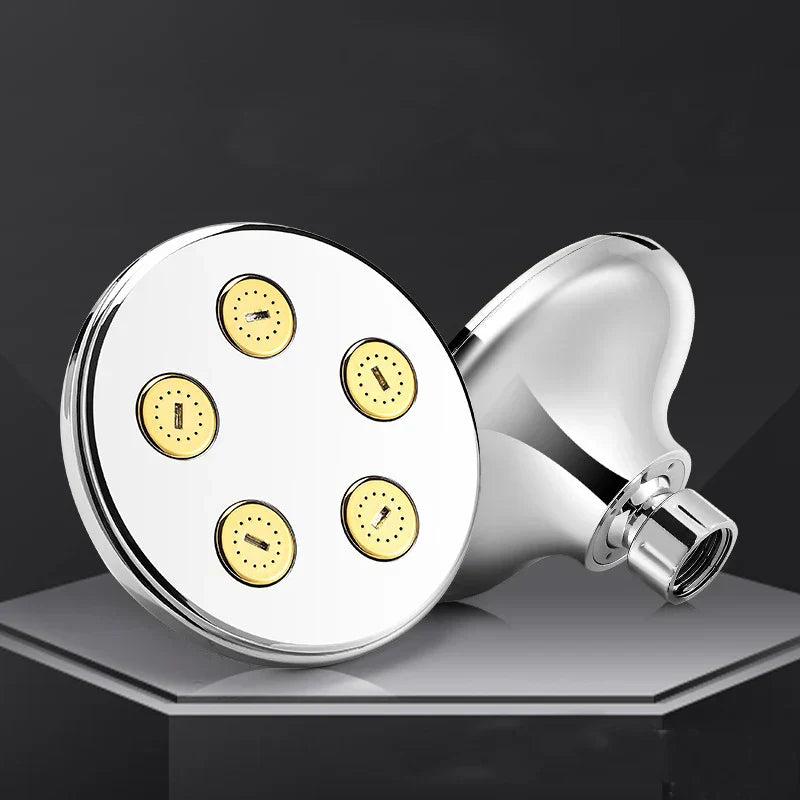 DecorBites™ High Pressure Rainfall Showerhead - 360 Degree Rotatable Filter Faucet Tap