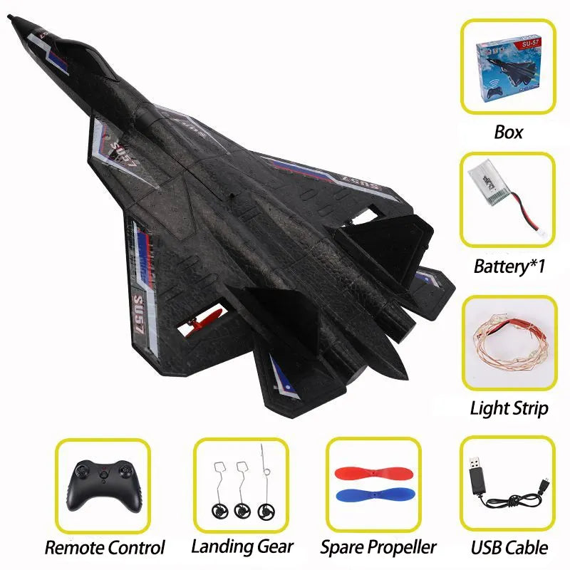 RC SU-35 Fighter Plane: High-Flying 2.4G Radio Control Glider for Kids - Remote Control Foam Aircraft for Adventurous Play