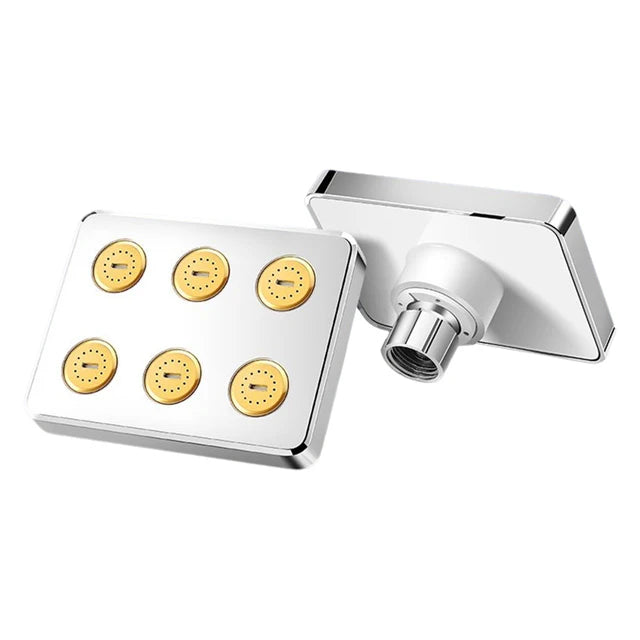 DecorBites™ High Pressure Rainfall Showerhead - 360 Degree Rotatable Filter Faucet Tap