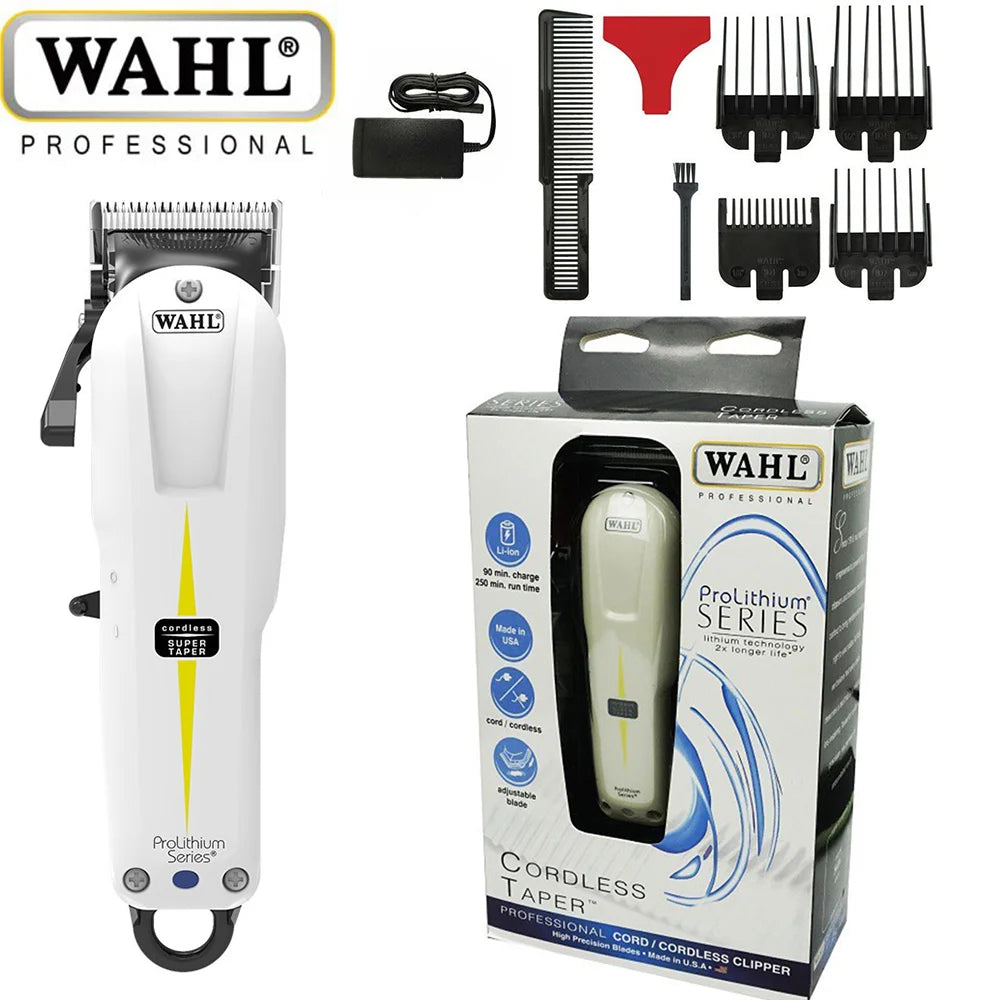 Professional Wahl Vapor 8148 Magic Clip Andis Baber Combo Gold Cordless Hair Clipper&Hair Trimmer&Foil Shaver For Stylists