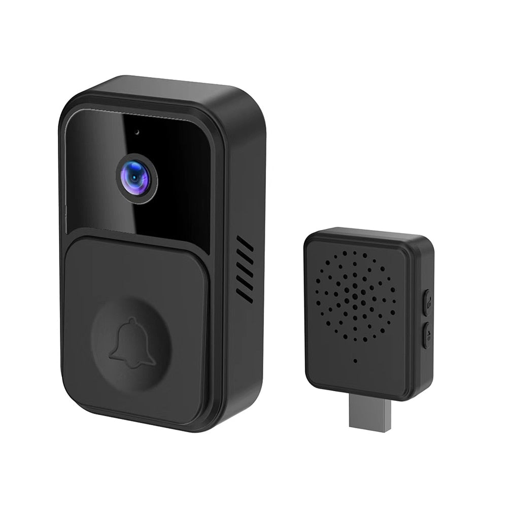 1080P UHD Intelligent Wireless Doorbell Tuya APP 2.4G WiFi Door Bell Camera Night Vision Security Video Intercom Voice Change