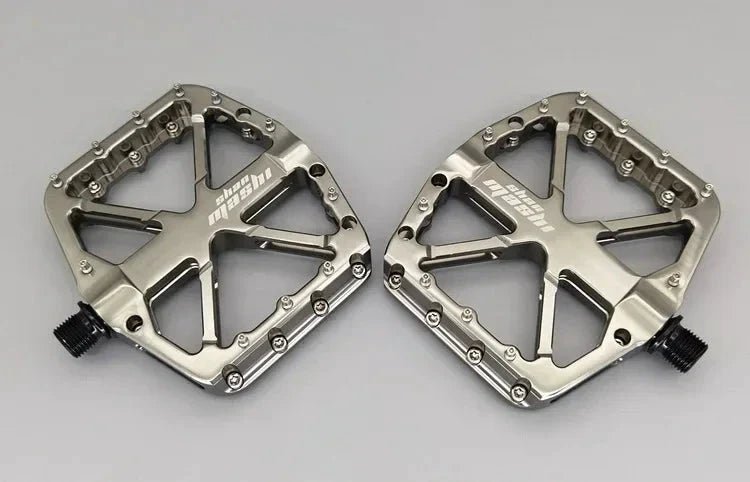 2025 New Bike Pedals  MTB Mountain Road Flat Non-slip CNC 3 Sealed Bearings Green Bicycle Pedals Route Cycling Accessories