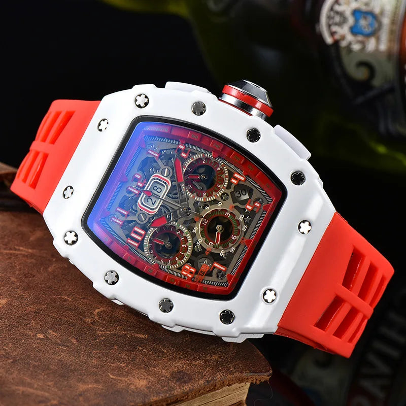 Casual, trendy, fashion watch, men's quartz watch with diamond gypsy