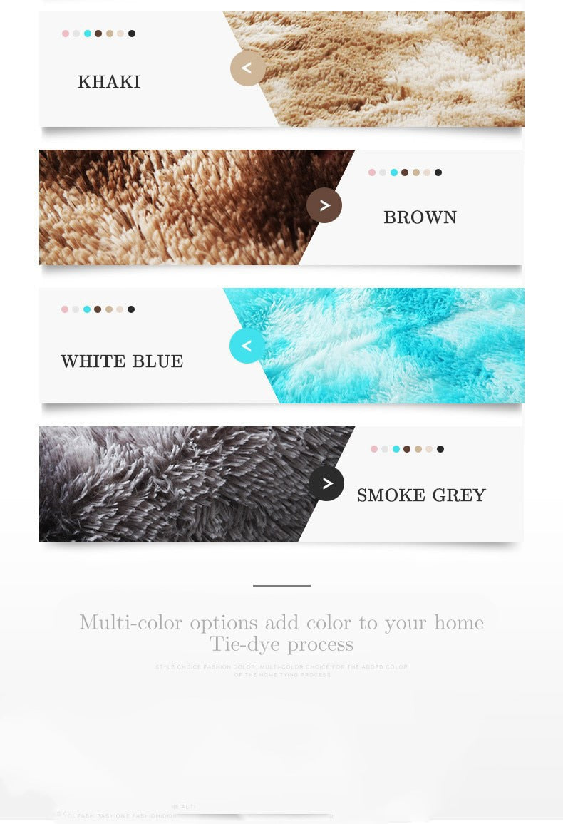 Plush Carpet: Thick, Anti-Slip, and Soft Rugs for Modern Living Room and Bedroom Decoration