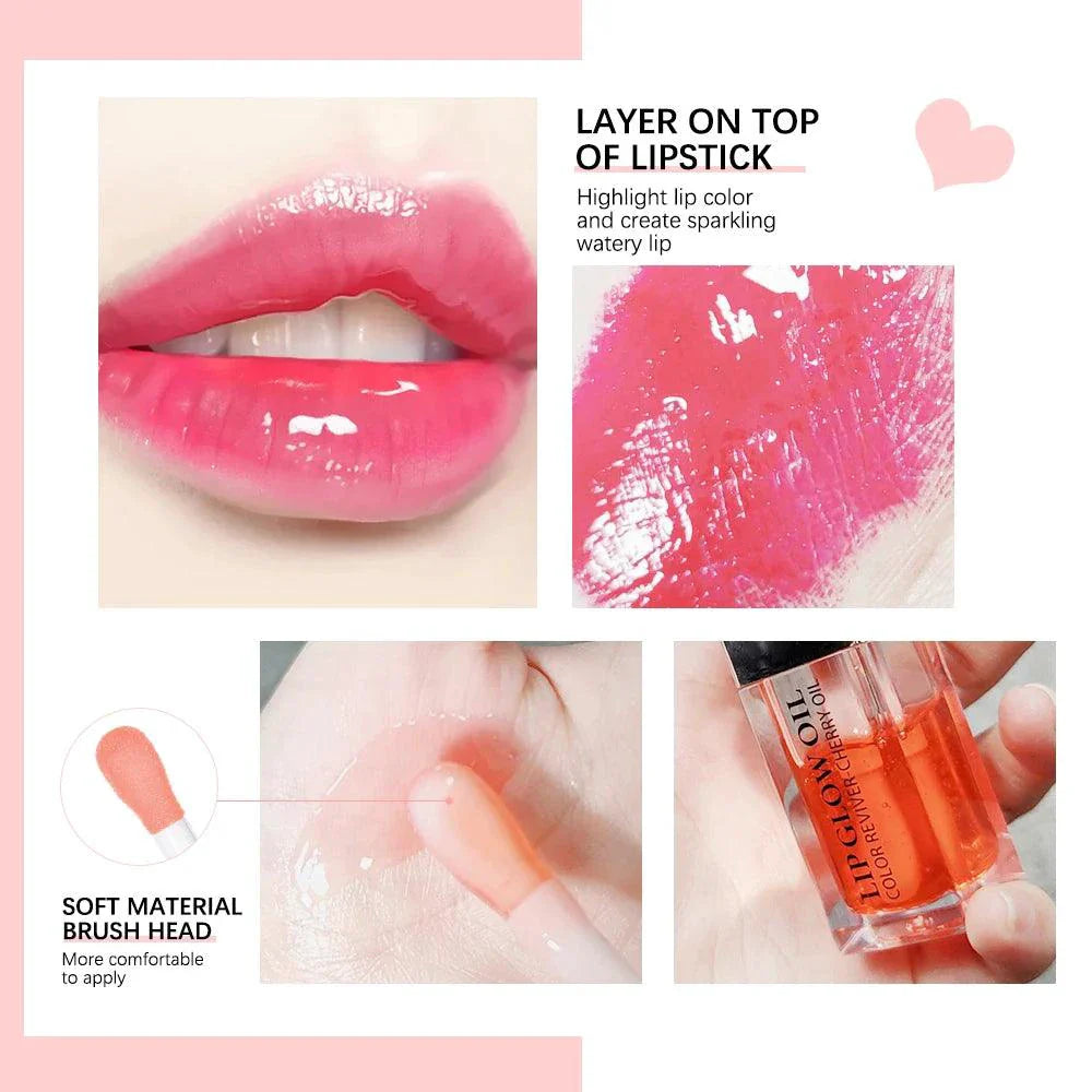Moisturizing Lip Balm Oil - Plumping Exfoliating Lip Gloss