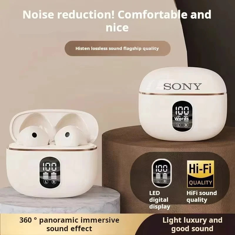 Sony X87 True Wireless Earphone HIFI Stereo Sound ENC Bluetooth Headphones Power Display Earbuds For IPhone Samsung Headset Cabl