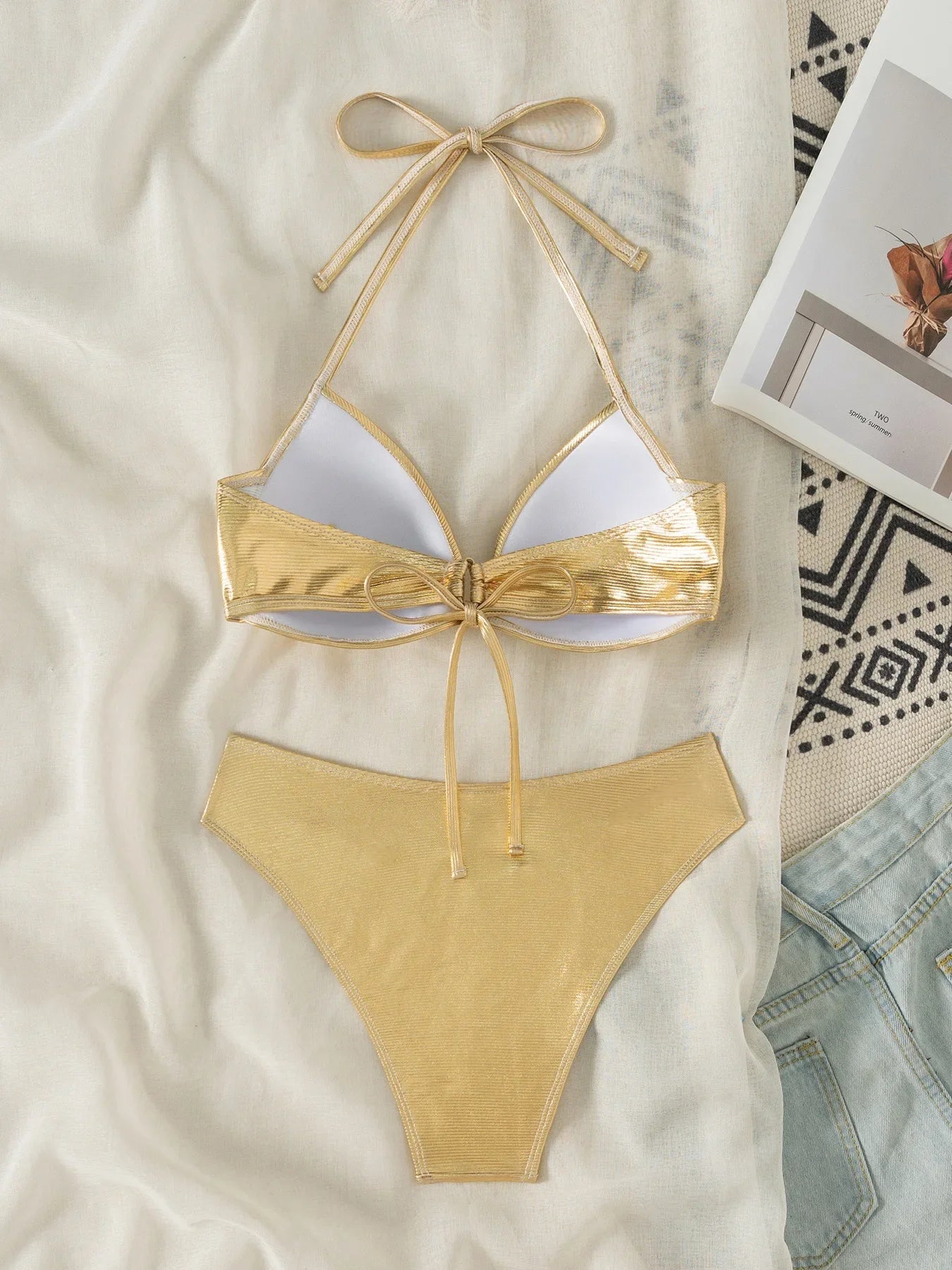 Shiny Gold Bikini