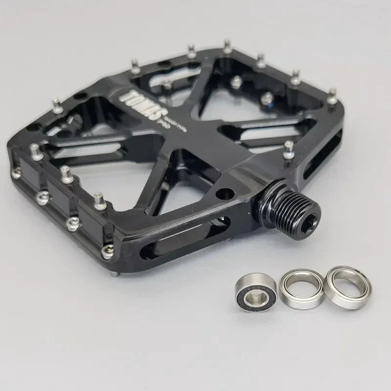 2025 New Bike Pedals  MTB Mountain Road Flat Non-slip CNC 3 Sealed Bearings Green Bicycle Pedals Route Cycling Accessories