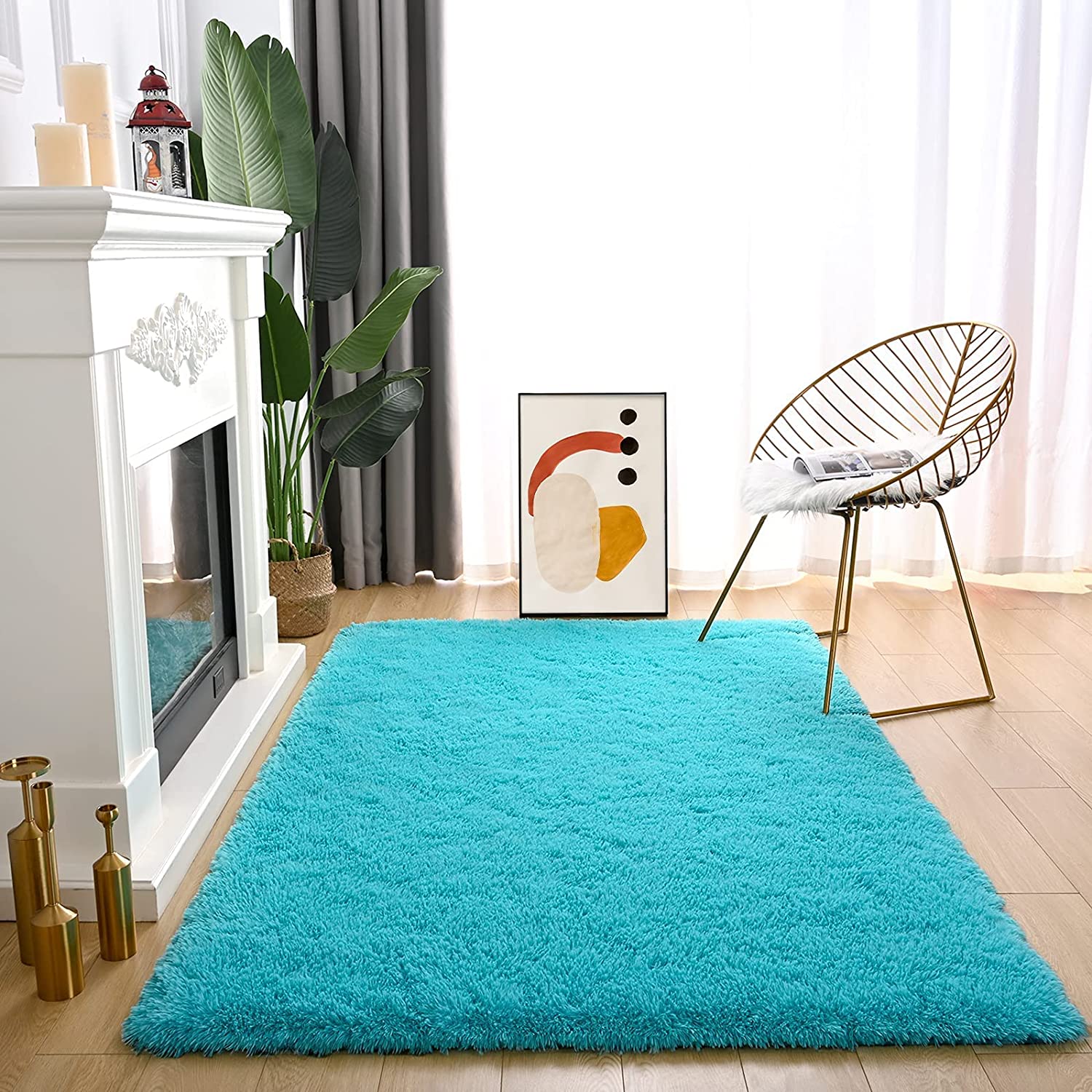 Luxurious Plush Carpets: Ultra-Soft Modern Area Rugs for Stylish Living Rooms, Playful Children's Bedrooms, and Chic Home Decor
