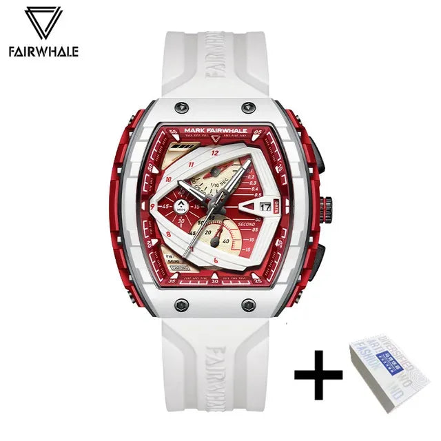 Mark Fairwhale Multifunctional Clock For Men Waterproof Sports Date Top Brand Quartz Watch For Men