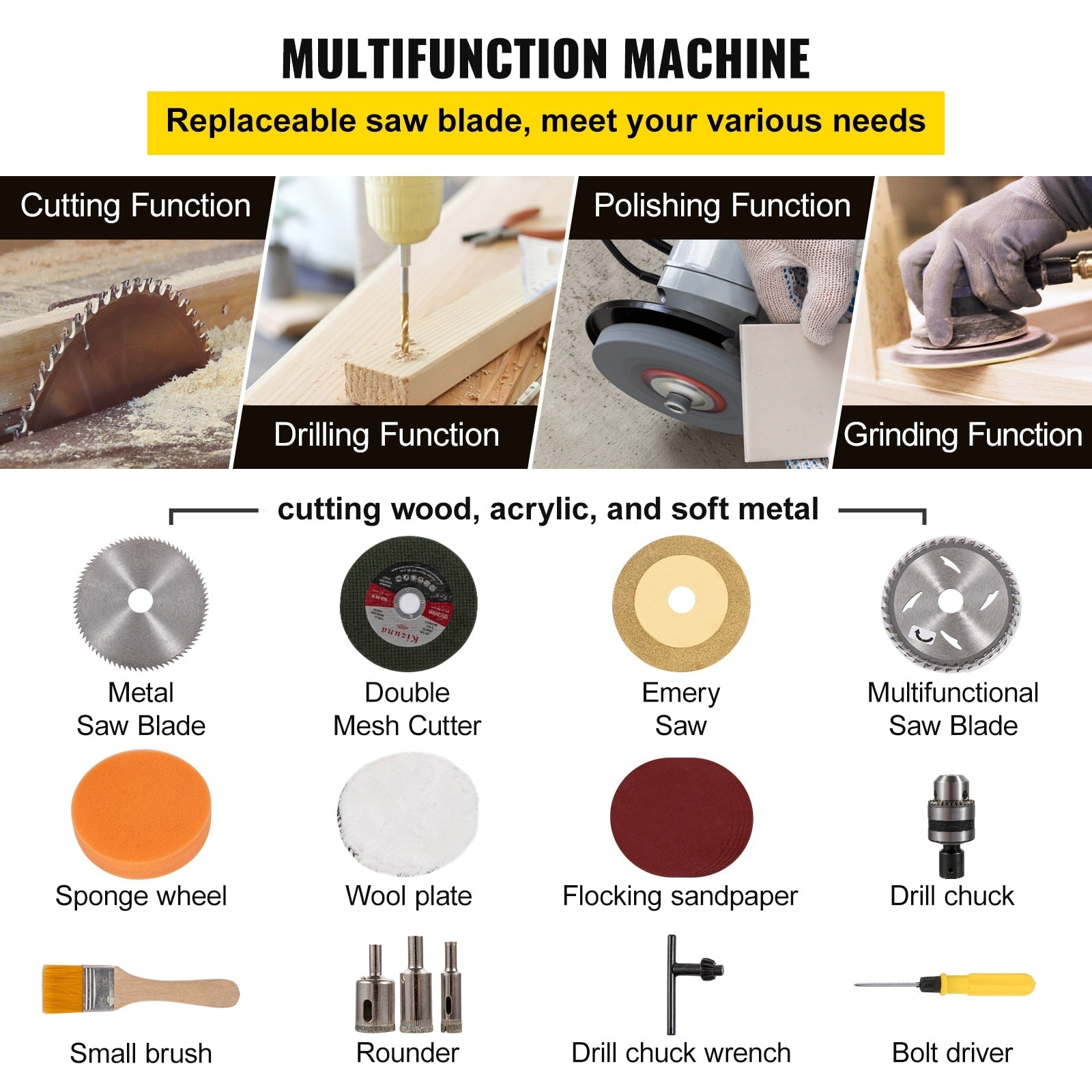 Mini Desktop Table Saw Kit - Adjustable Circular Cutter for DIY Crafting