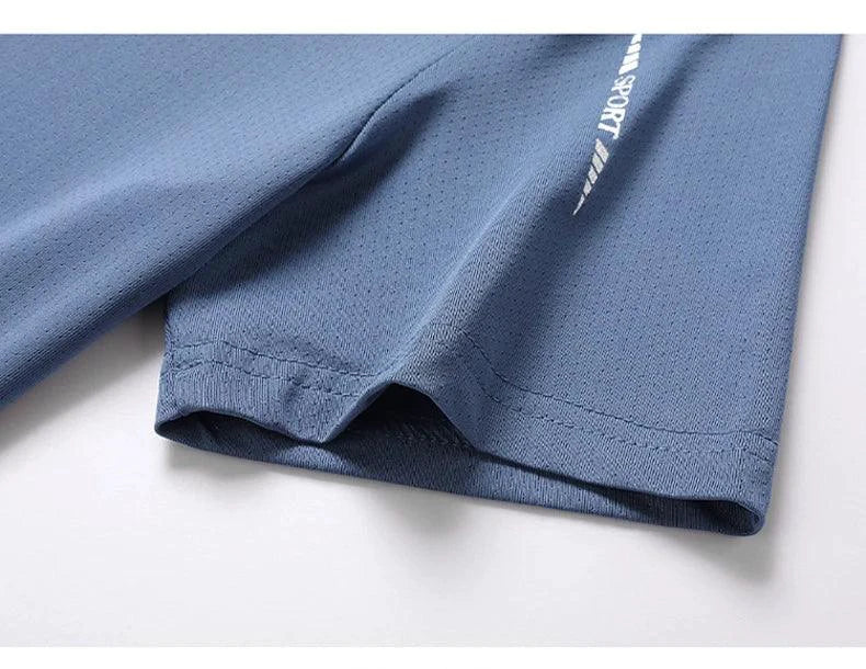 CHRLCK Men's Quick Dry Running T Shirt Size M Breathable Outdoor Sports Tee Hiking Fishing Summer Essentials