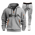 Autumn and Winter 2025 New Men's Casual Set, a Fashionable Outdoor Hiking Windproof and Warm Men's Hoodie and Pants 2-piece Set