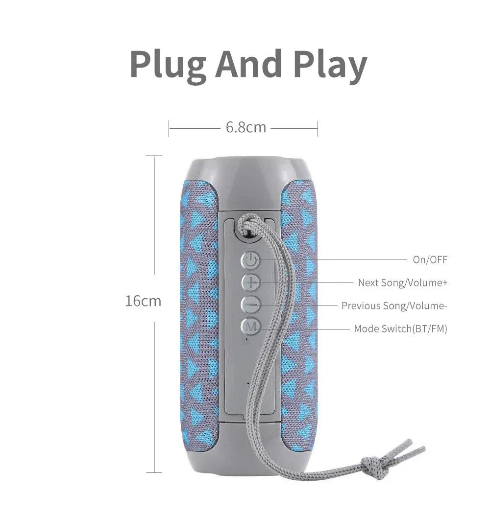 TG117 Bluetooth Speaker - Portable Waterproof TWS Outdoor Speaker