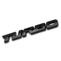3D Turbocharged Metal Alloy Car Sticker – Universal Car Modification Badge & Decorative Emblem