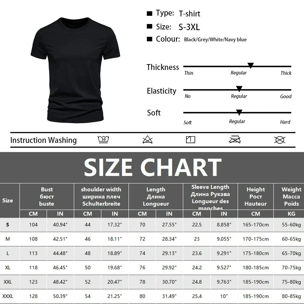 Mandotos Cotton T Shirts Pack Of Five Short Sleeve O Neck Casual Basic Oversize For Men And Women