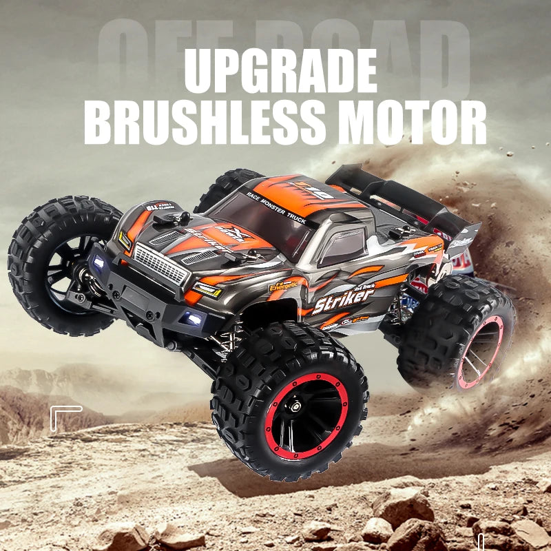 HAIBOXING 2105A 1:14 75KM/H 4WD RC Car Brushless RC Cars High Speed Drift Monster Truck Dual-battery for Kid vs Wltoy 144001 Toy