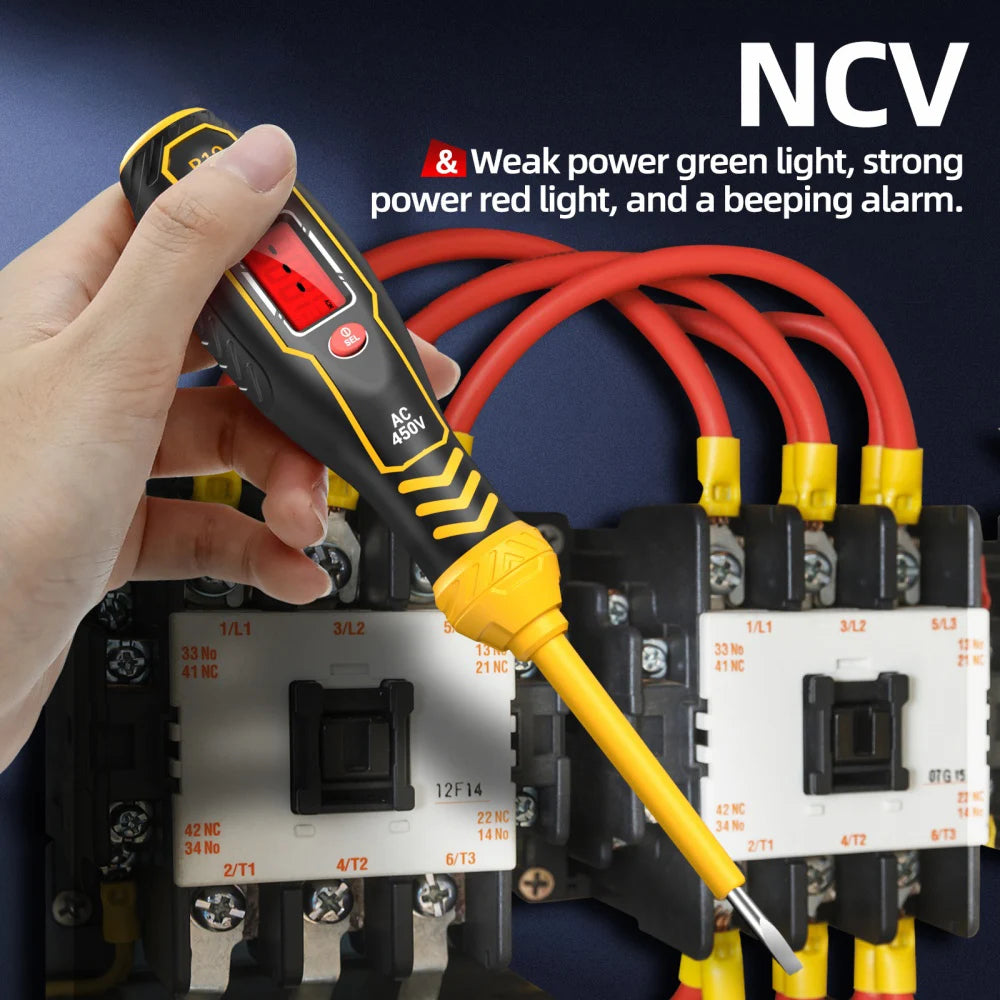 B16 11V-450V LCD Digital Voltage Detector Pen Voltmeter Zero Live Wire NCV Voltage Detect Insulation Backlight Electrician Tools