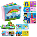 Baby Cloth Books Toddler Basic Life Skill Early Learning Education Montessori Toys For Girl Boy Training Cognitive