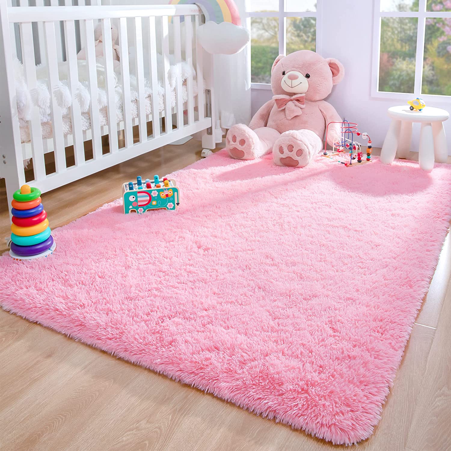 Luxurious Plush Carpets: Ultra-Soft Modern Area Rugs for Stylish Living Rooms, Playful Children's Bedrooms, and Chic Home Decor