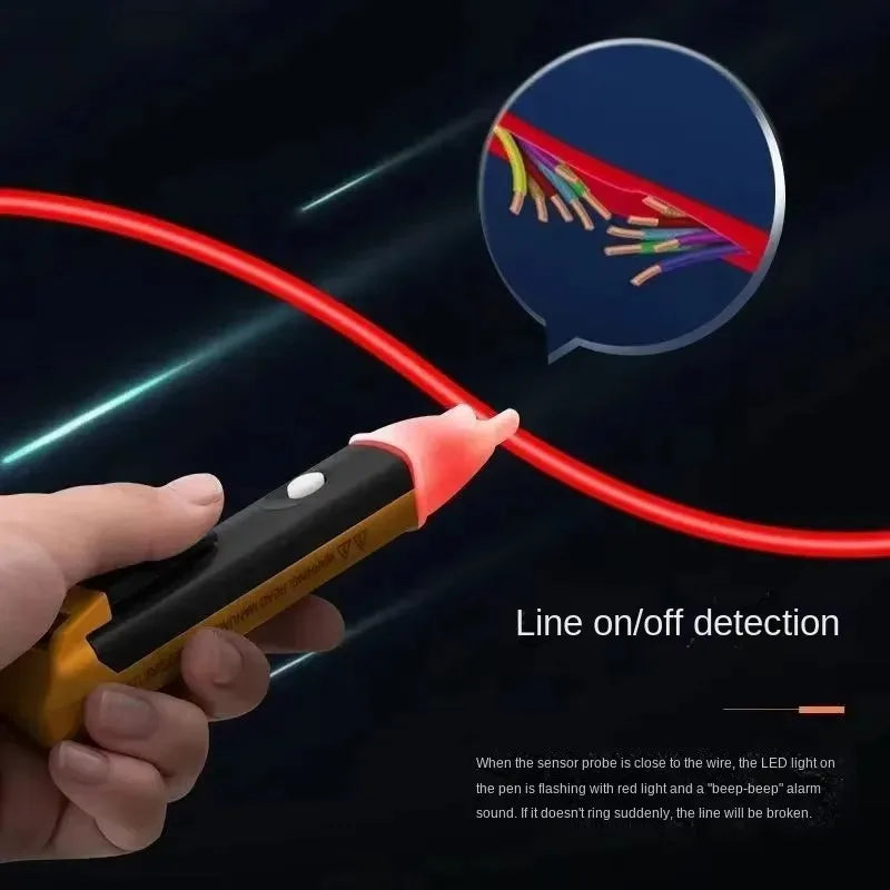 Electricity Test Pen Digital 90-1000V AC Voltage Detectors Non-Contact Tester Pen Tester Meter Volt Current Electric Test Pencil