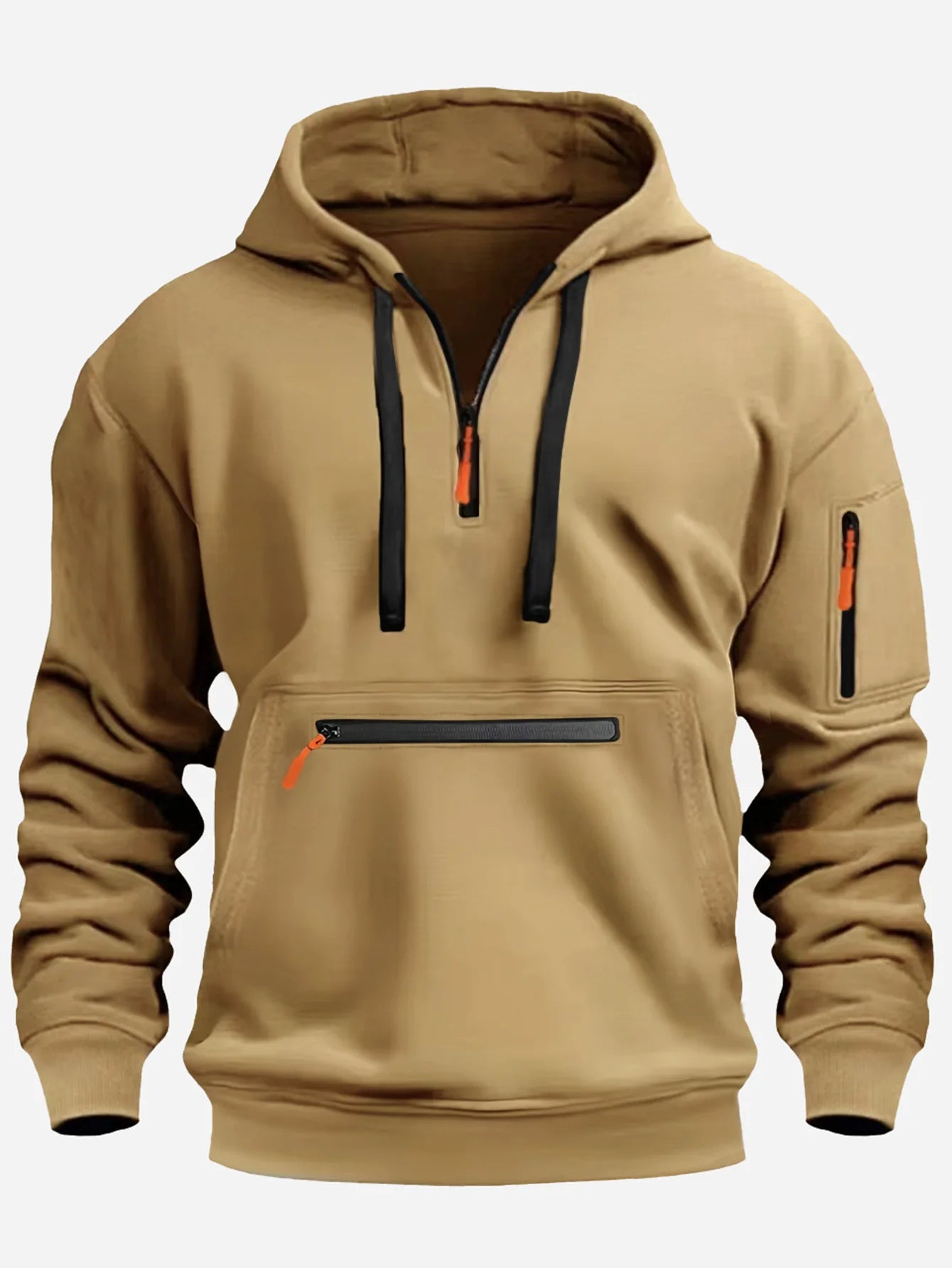 Men's 2025 hooded sweatshirt plus size loose pullover, fashionable sweatshirt, casual hooded jacket s-XXXL