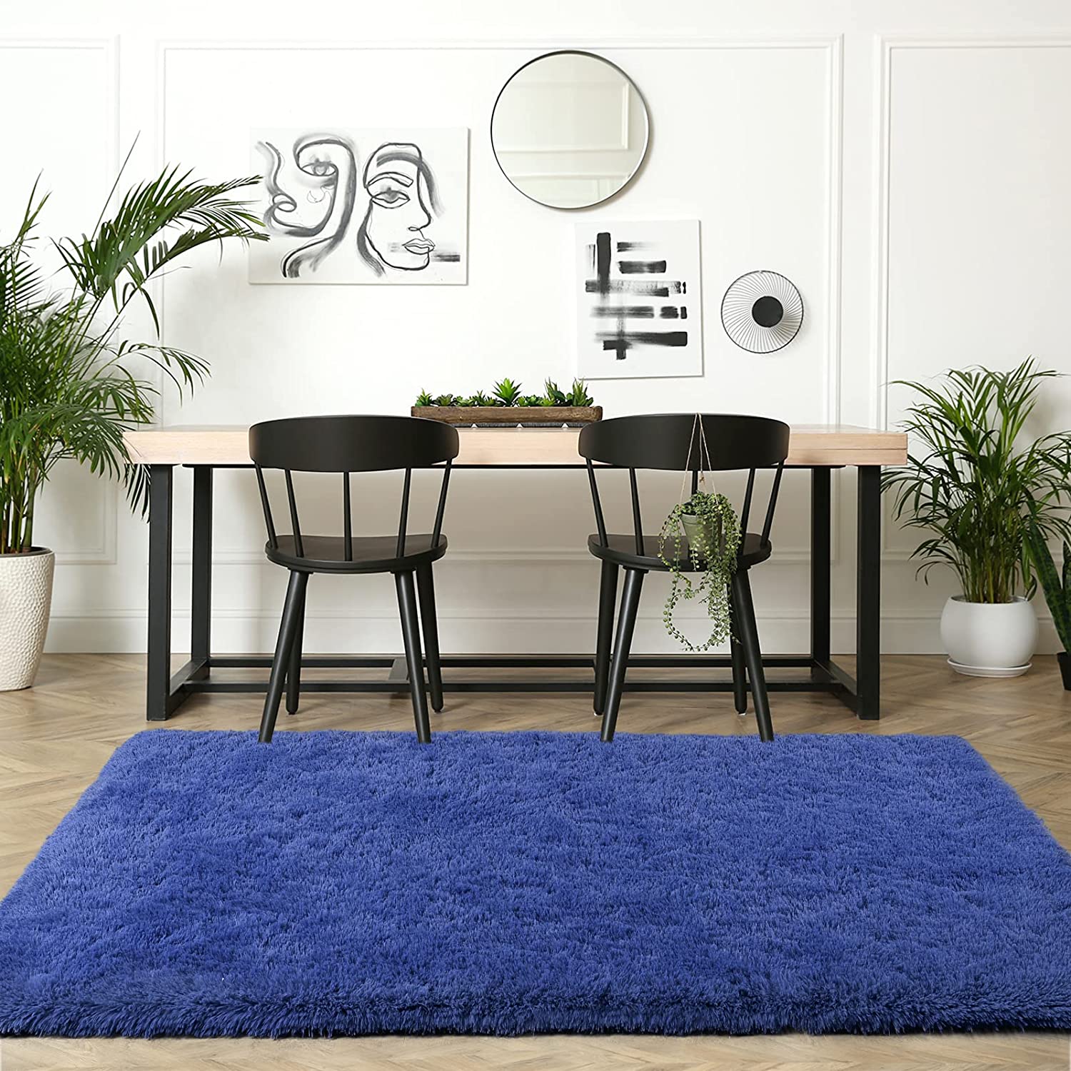 Luxurious Plush Carpets: Ultra-Soft Modern Area Rugs for Stylish Living Rooms, Playful Children's Bedrooms, and Chic Home Decor