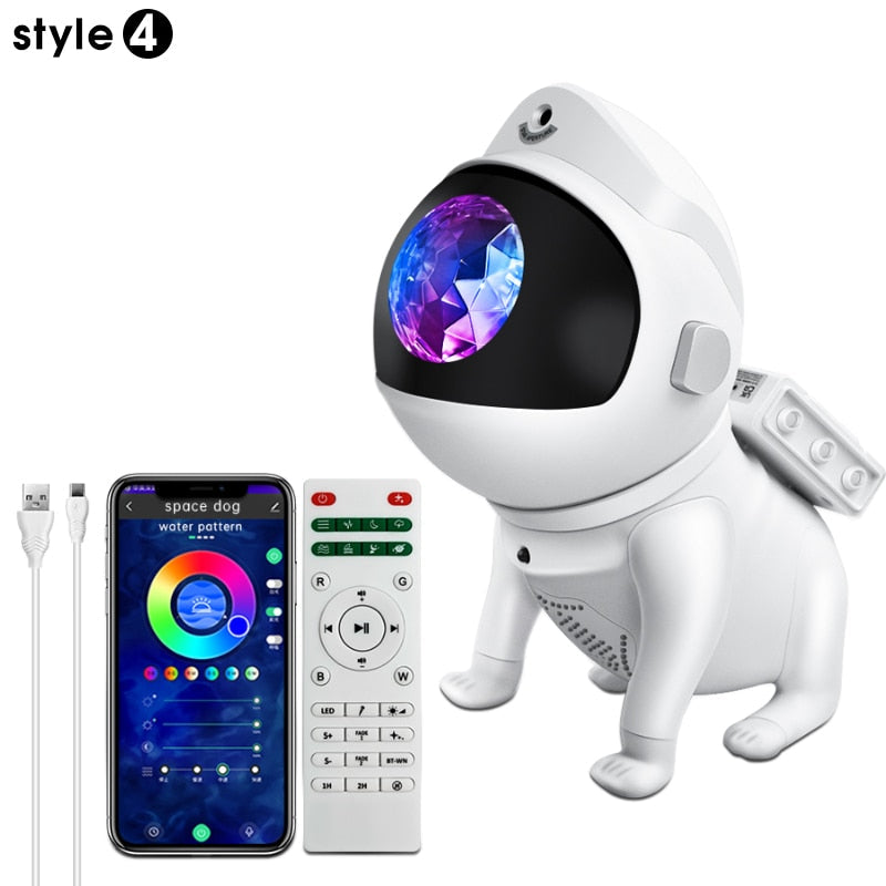 Kids Star Projector Night Light with Remote Control - 360° Adjustable Design for Enchanting Astronaut Nebula Galaxy Lighting, Perfect for Children and Adults
