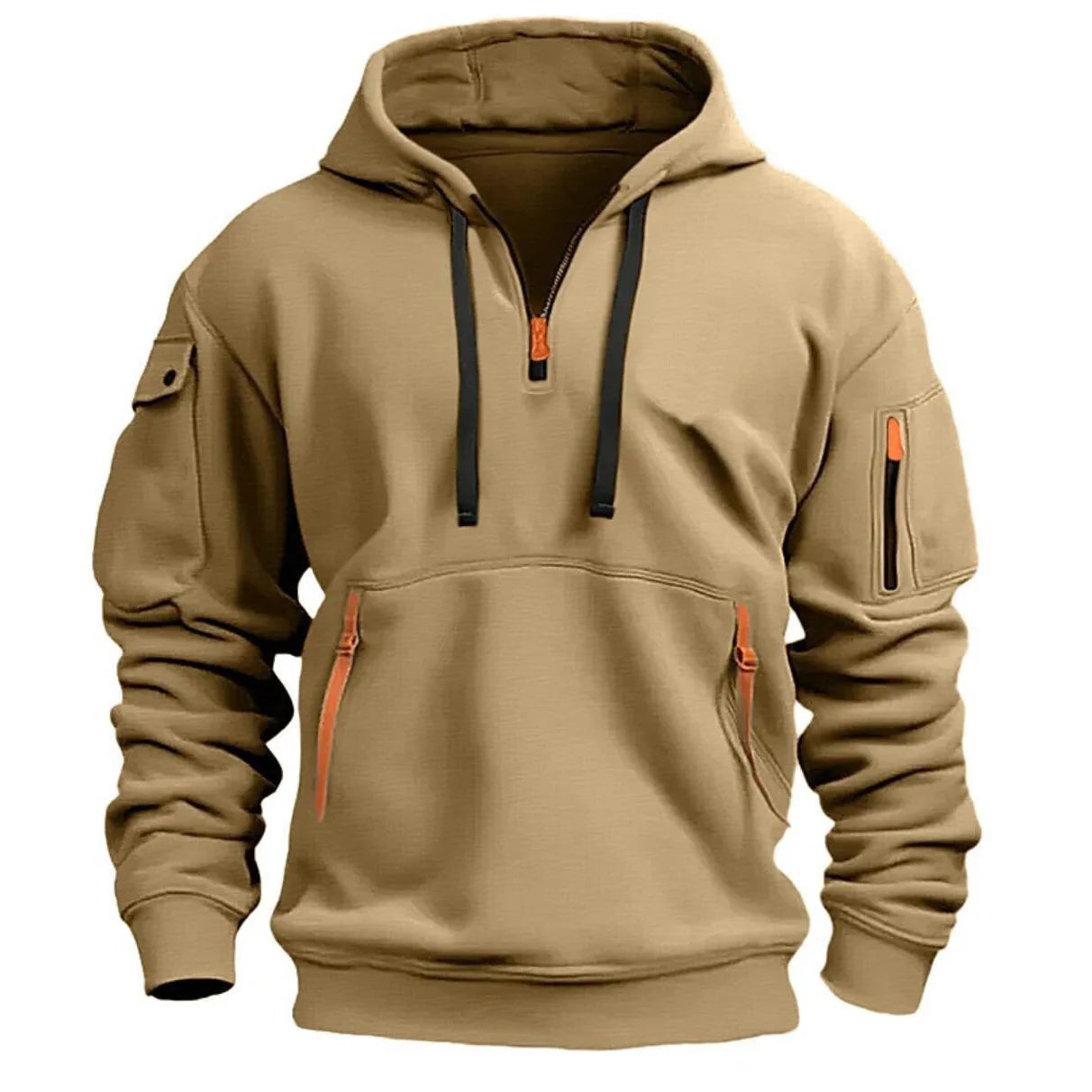 Men's 2025 hooded sweatshirt plus size loose pullover, fashionable sweatshirt, casual hooded jacket s-XXXL