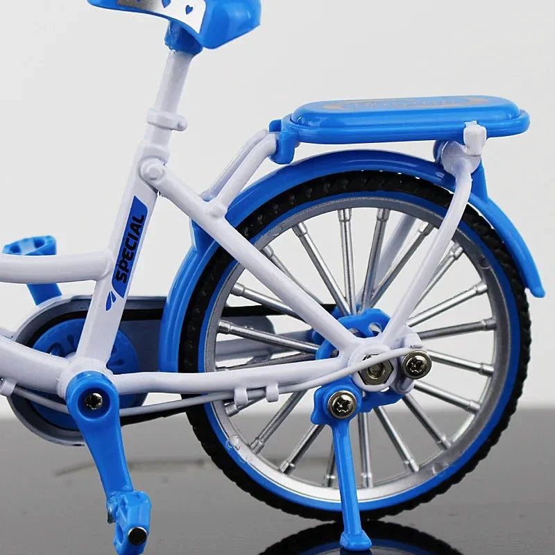 Creative Alloy Bicycle Model Ornament Mini Metal Bike Toy Collectible