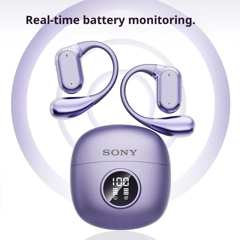 Original Sony Q17 pro Wireless Bluetooth Headphones Sports Open-Back Ear-Hook Style Hi-Fi Music Earphone with HD Call Mic