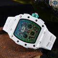 Casual, trendy, fashion watch, men's quartz watch with diamond gypsy