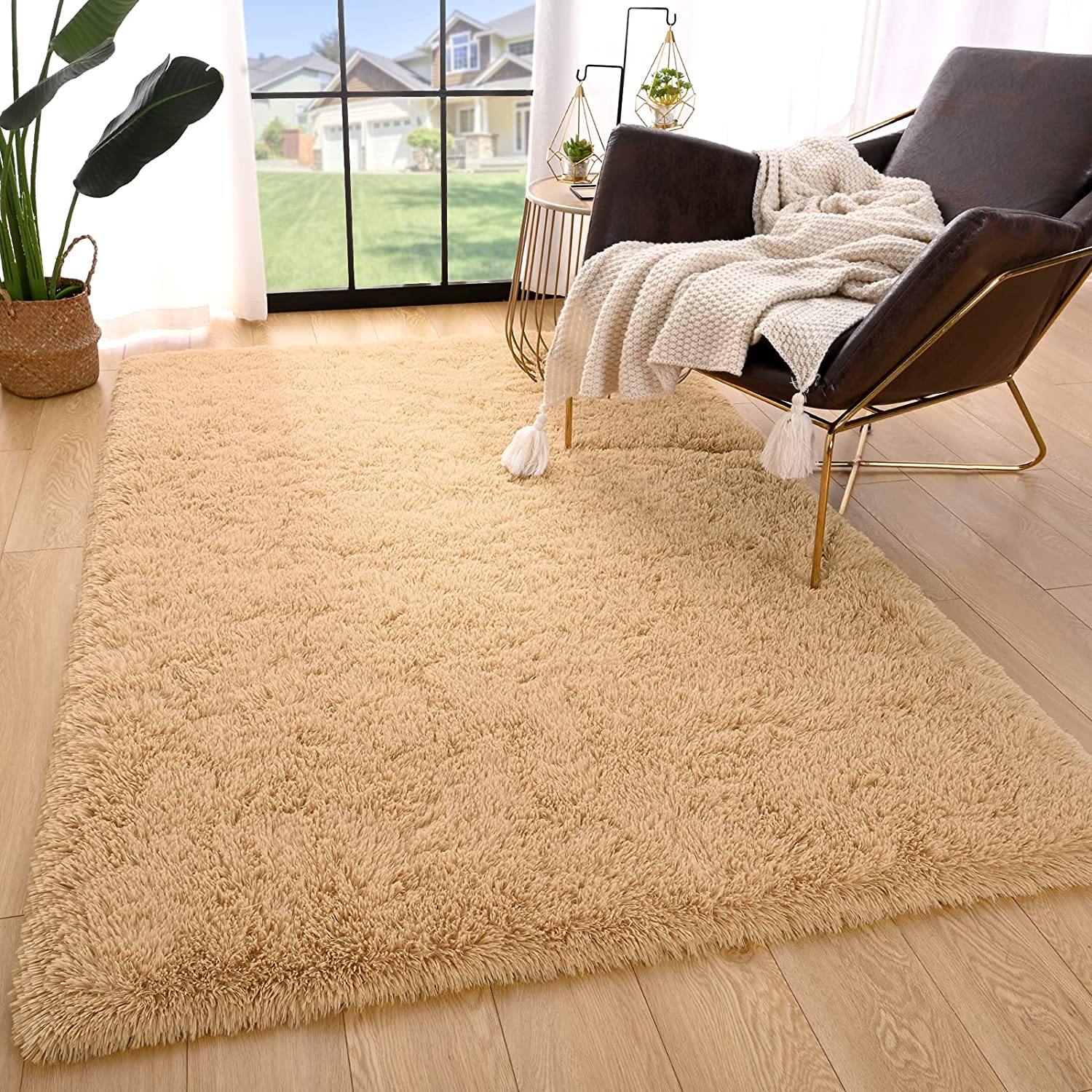 Luxurious Plush Carpets: Ultra-Soft Modern Area Rugs for Stylish Living Rooms, Playful Children's Bedrooms, and Chic Home Decor