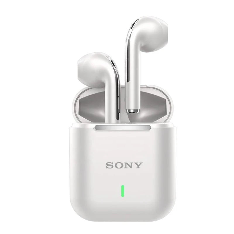 SONY J18 Wireless Bluetooth Earphones HiFI In Ear Stereo Soundtrack Microphone Waterproof Touch Noise Reduction Earphones