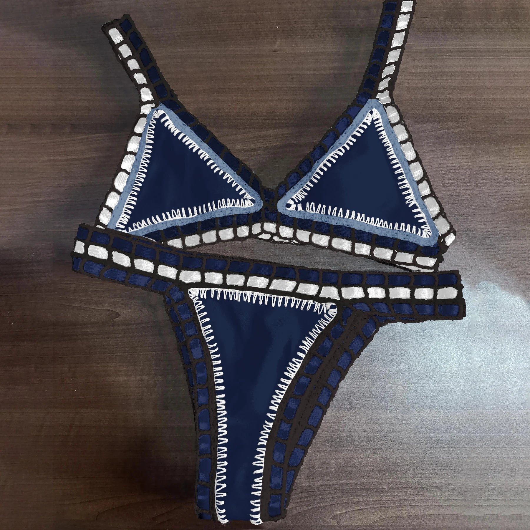 Pink Crochet Bikini