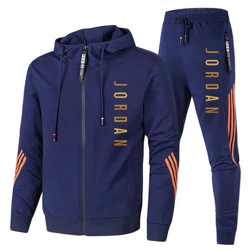Costume de sport décontracté de basket-ball de rue pull imprimé avec lettrage pantalon de course ensemble de 2 pièces 2024