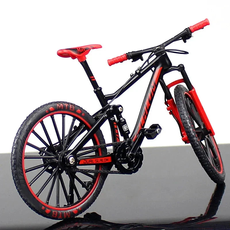 Creative Alloy Bicycle Model Ornament Mini Metal Bike Toy Collectible