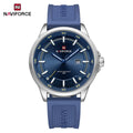 NAVIFORCE Men Business Watch Silicone Strap Wristwatches Quartz Casual Men's Watches Date Luminous Waterproof Original Clock