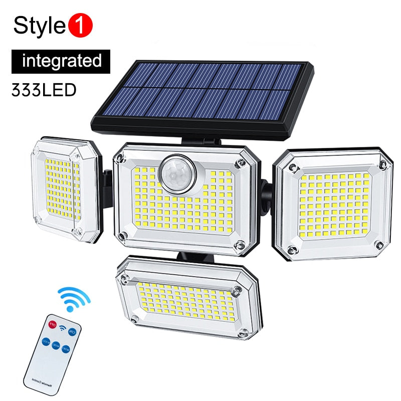 Super Bright Solar Lights | IP65 Waterproof Outdoor/Indoor Solar Lamp | Adjustable Head | Wide Lighting Angle