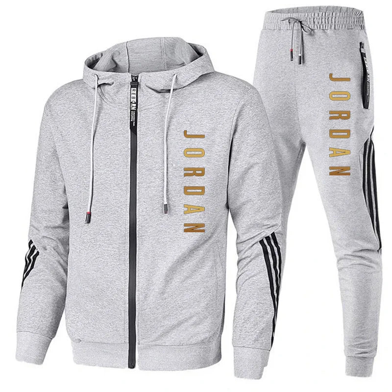 Costume de sport décontracté de basket-ball de rue pull imprimé avec lettrage pantalon de course ensemble de 2 pièces 2024
