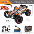 HAIBOXING 2105A 1:14 75KM/H 4WD RC Car Brushless RC Cars High Speed Drift Monster Truck Dual-battery for Kid vs Wltoy 144001 Toy
