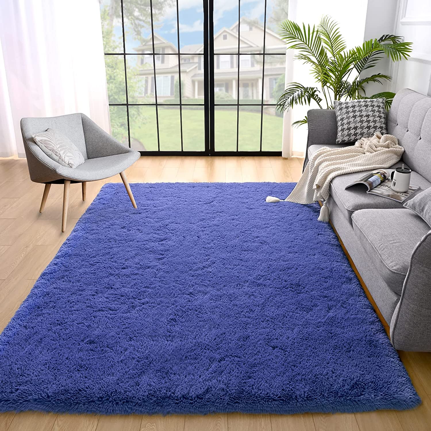 Luxurious Plush Carpets: Ultra-Soft Modern Area Rugs for Stylish Living Rooms, Playful Children's Bedrooms, and Chic Home Decor