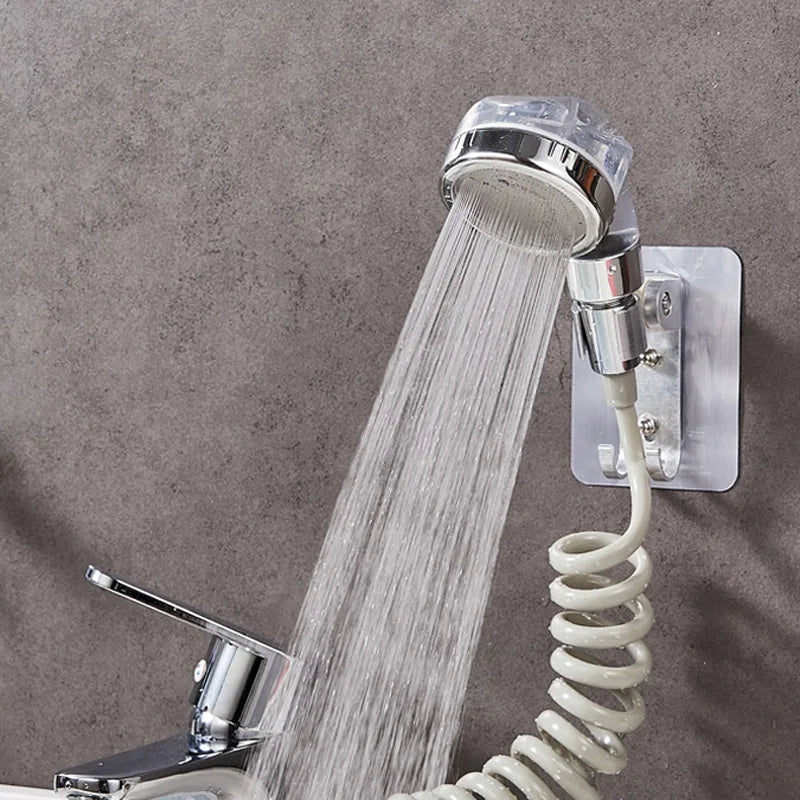 DecorBites™ Hair Salon Shampoo Adapter Shower Head | High Pressure Water Saving Anion Filter
