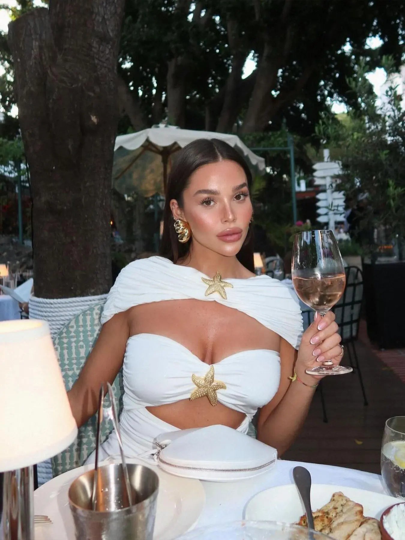 Skirt Cut Out Bikini Set