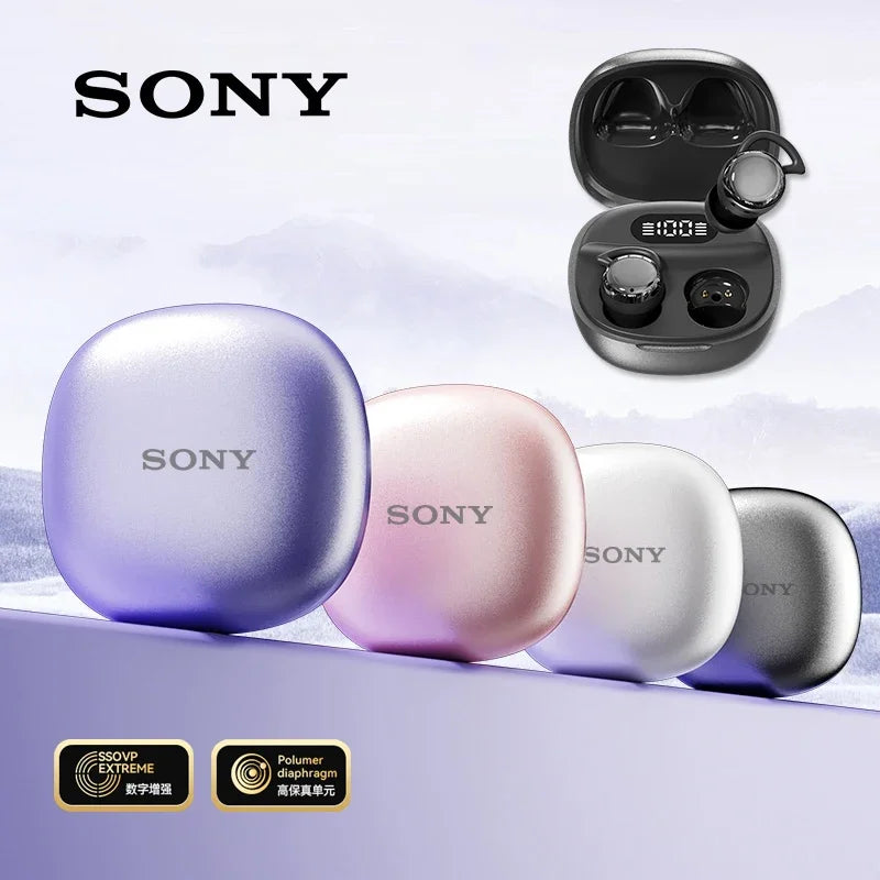 Original Sony X62 Pro Sleep Earbuds Tiny Headphone Sport Stereo Bluetooth Earphone Hidden Noise Cancelling Wireless Headset